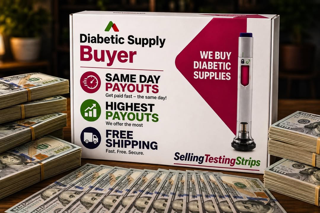 SRQ Diabetic Surplus Facebook ad: Same-Day Payouts, Free Shipping