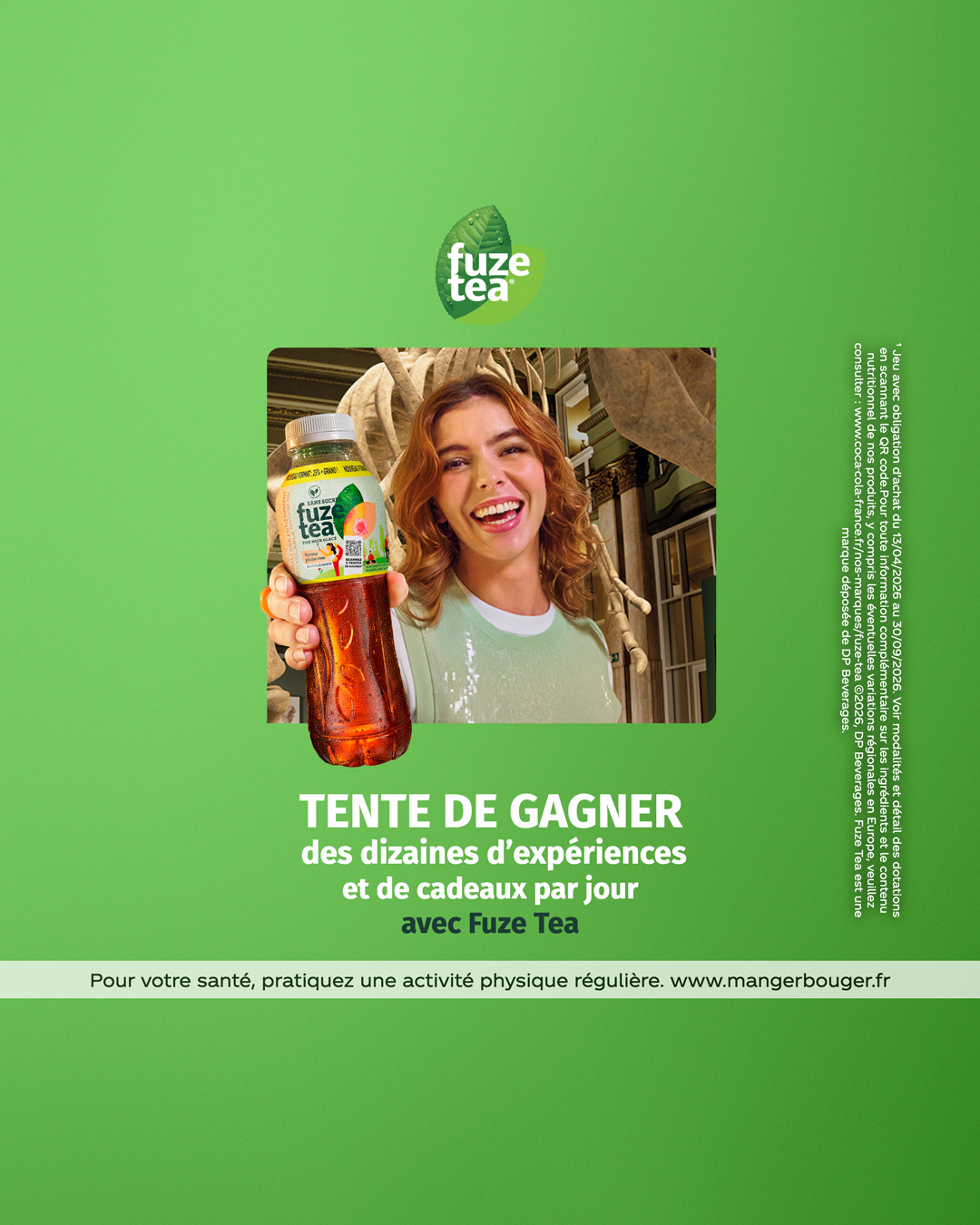 Fuze Tea Europe Facebook ad