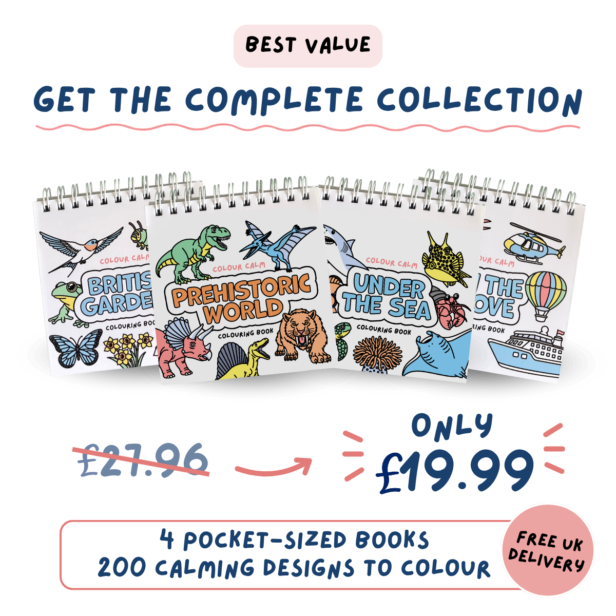 Colour Calm Facebook ad: Get The Complete Collection!