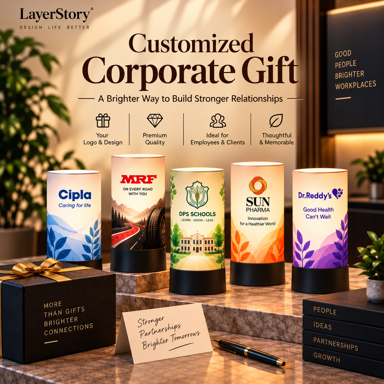 LayerStory Facebook ad: Corporate Gifts People Actually Want
