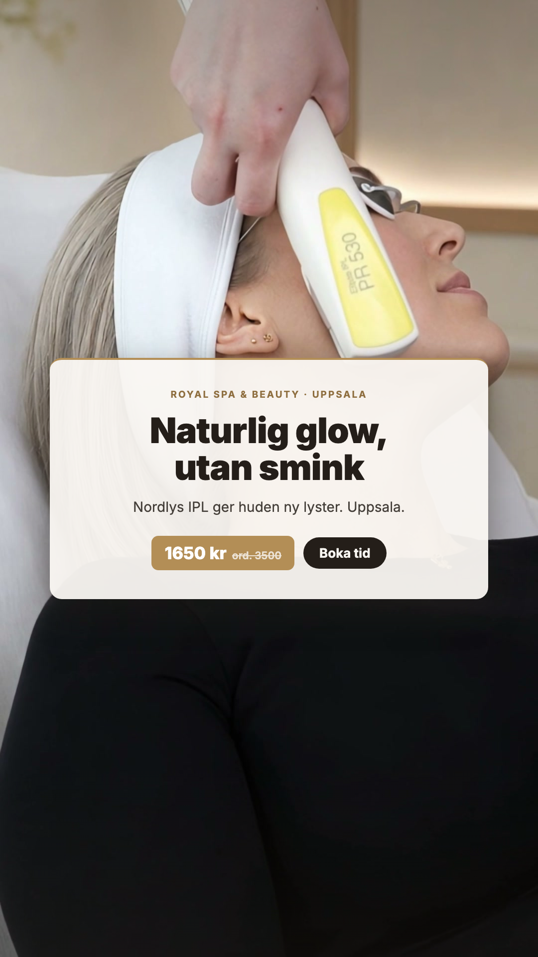 Royal Spa & Beauty Facebook ad