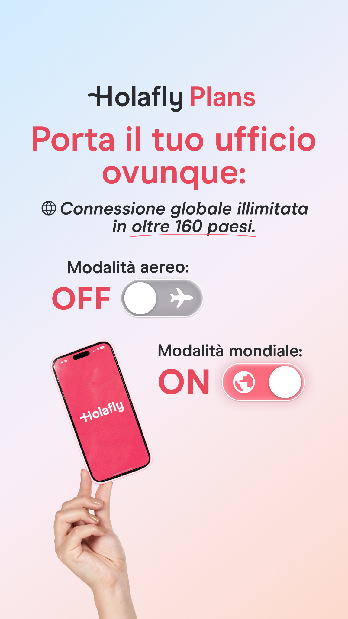 Holafly Italian Facebook ad
