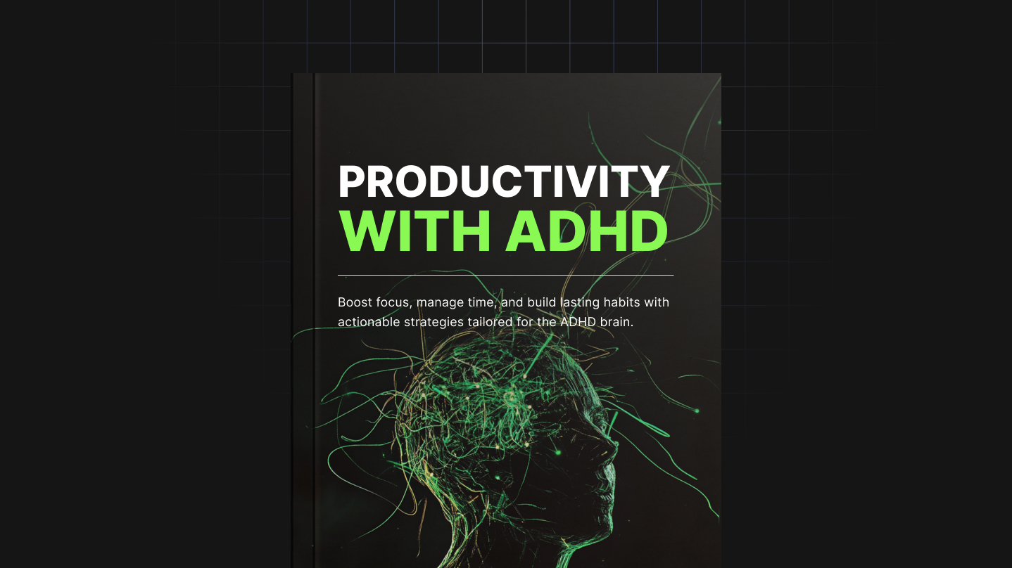 Learnyourselfco Facebook ad: Productivity with ADHD