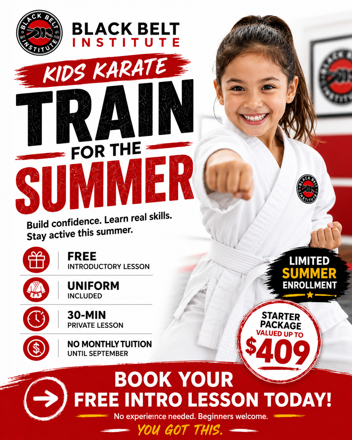 Black Belt Institute Facebook ad