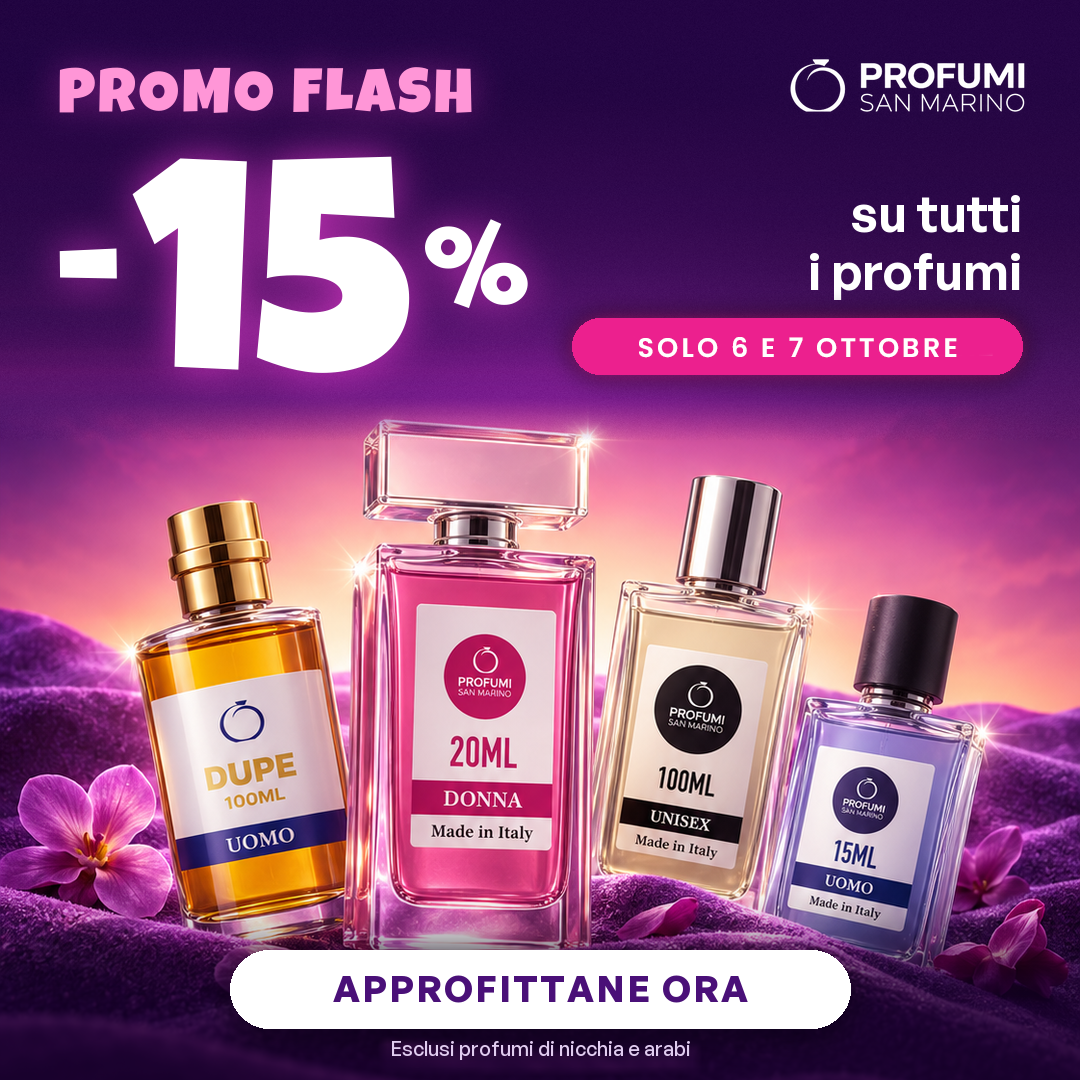 Profumi San Marino Facebook ad: Solo per 2 giorni -15% di sconto