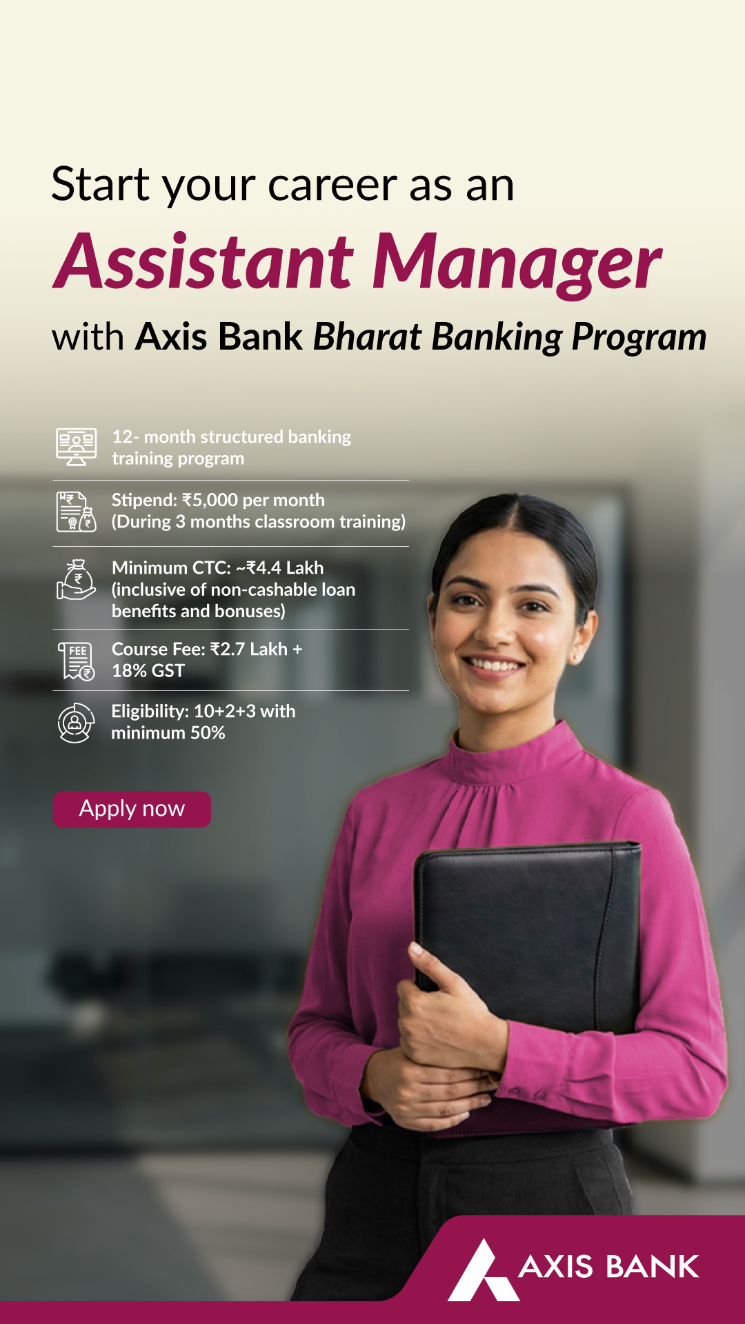 Axis Bank Facebook ad