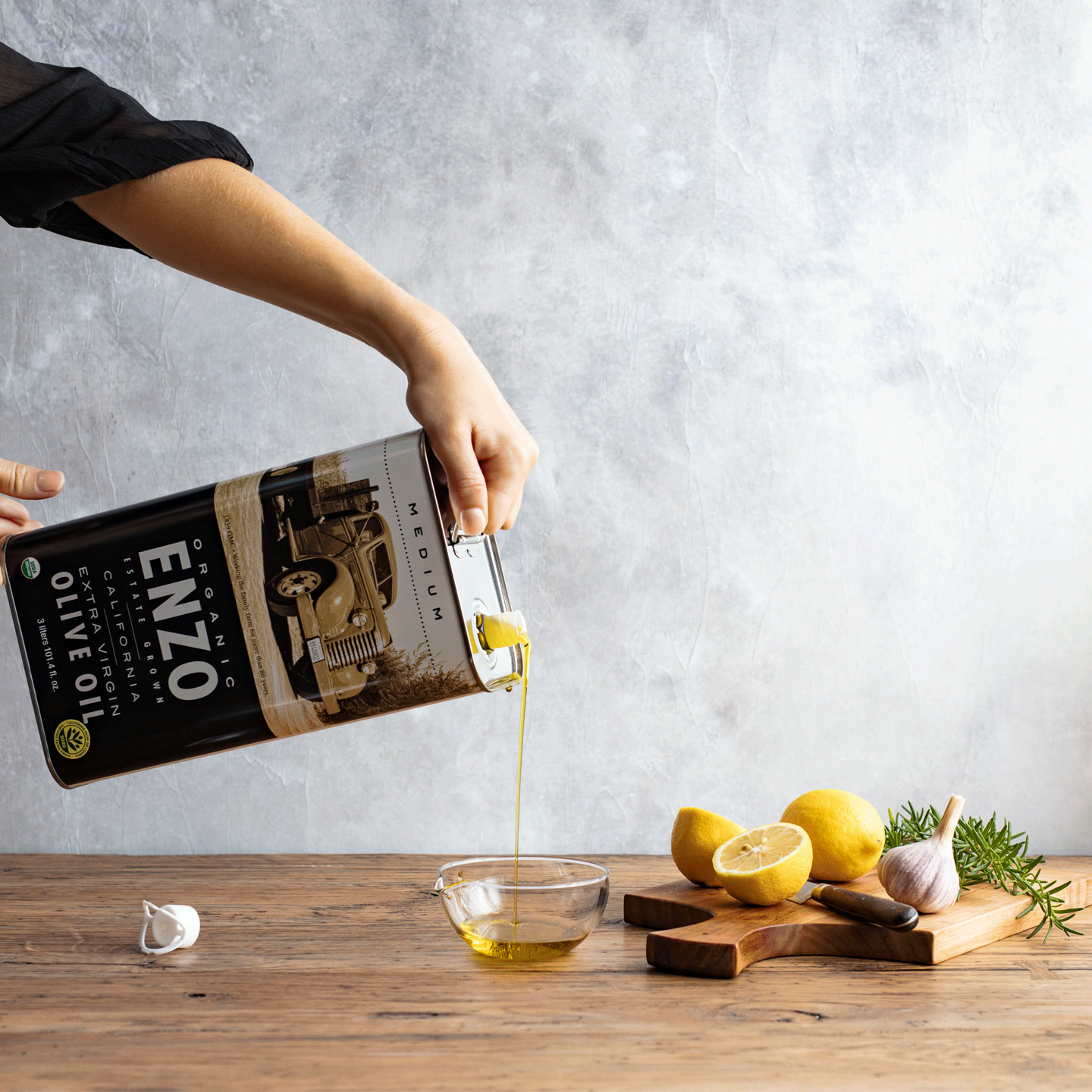 Enzo's Table Facebook ad: Award-Winning Extra Virgin Olive Oil