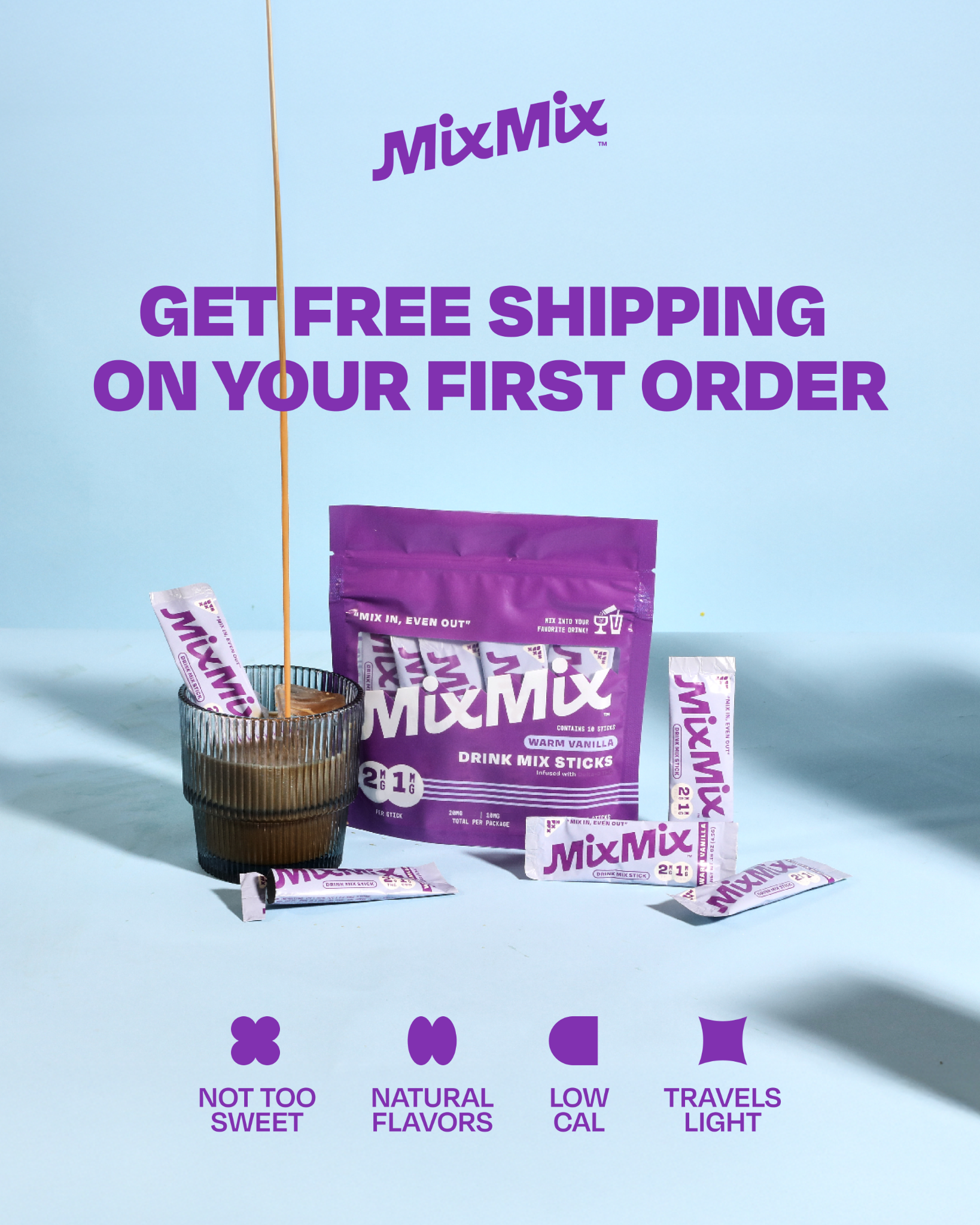 MixMix Facebook ad: Infused Drink Mixes You Can Feel