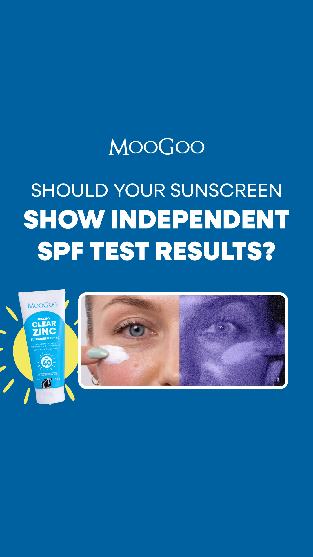 MooGoo Skin Care Facebook ad