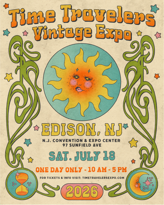 Time Travelers Vintage Expo Facebook ad