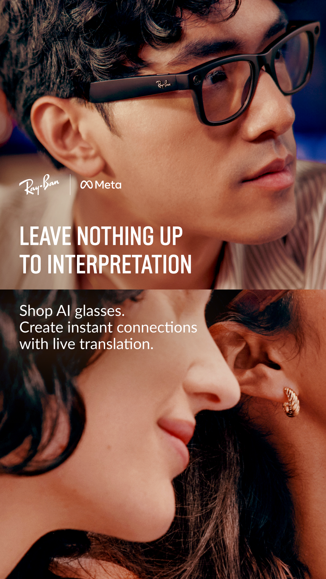 Ray-Ban Meta Facebook ad