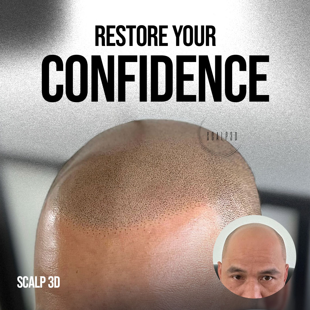 3D Scalp Seattle Facebook ad: Washington, Fight Back Against Hair Loss