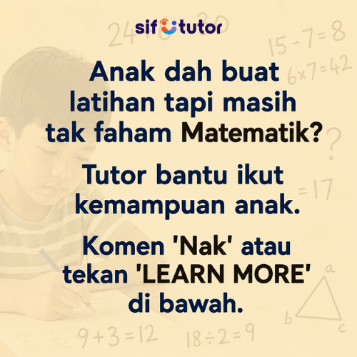 sifututor.my Facebook ad: Dipercayai Lebih 20,000 Ibubapa & Pelajar Seluruh Malaysia