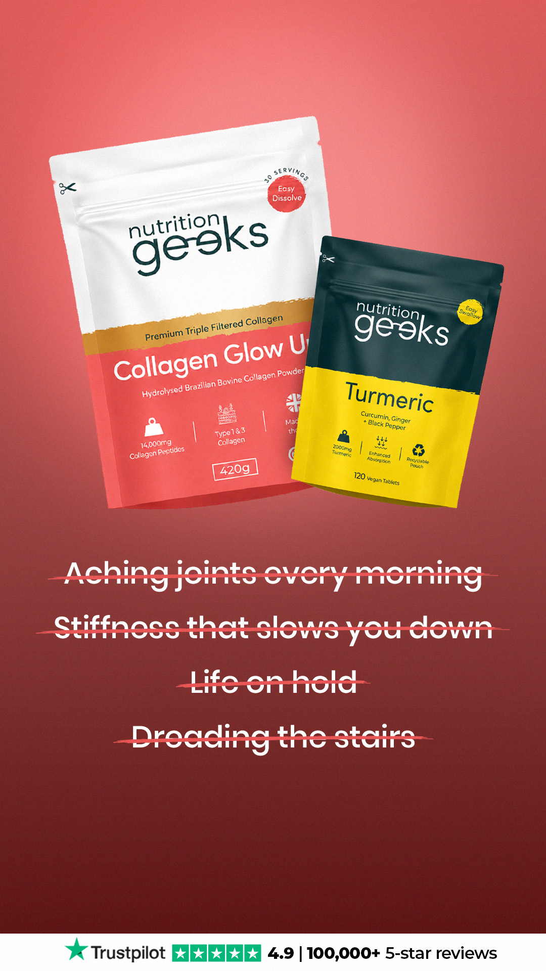 Nutrition Geeks Facebook ad