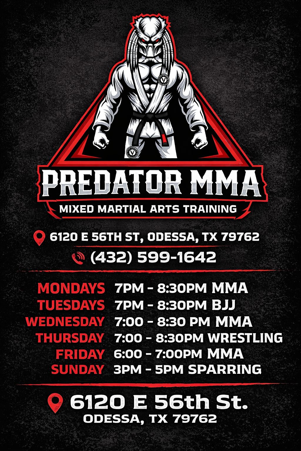 Predator MMA Facebook ad from Apr 4, 2026