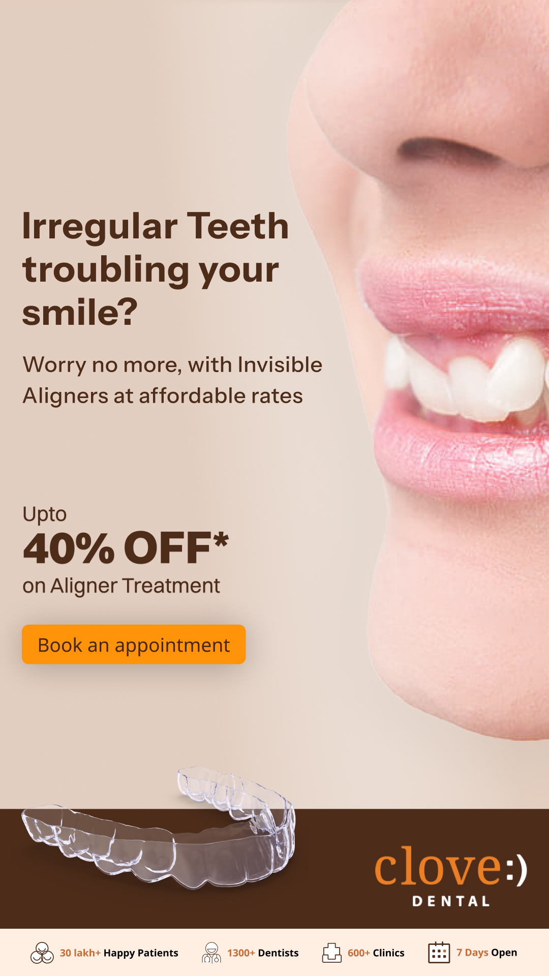 Clove Dental Facebook ad