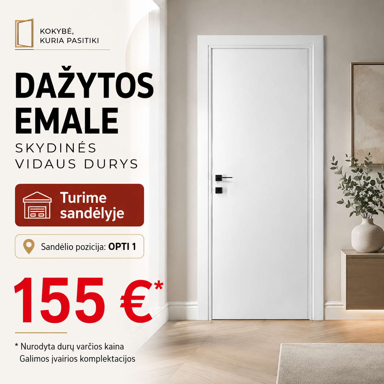 Kambariodurys.lt Facebook ad
