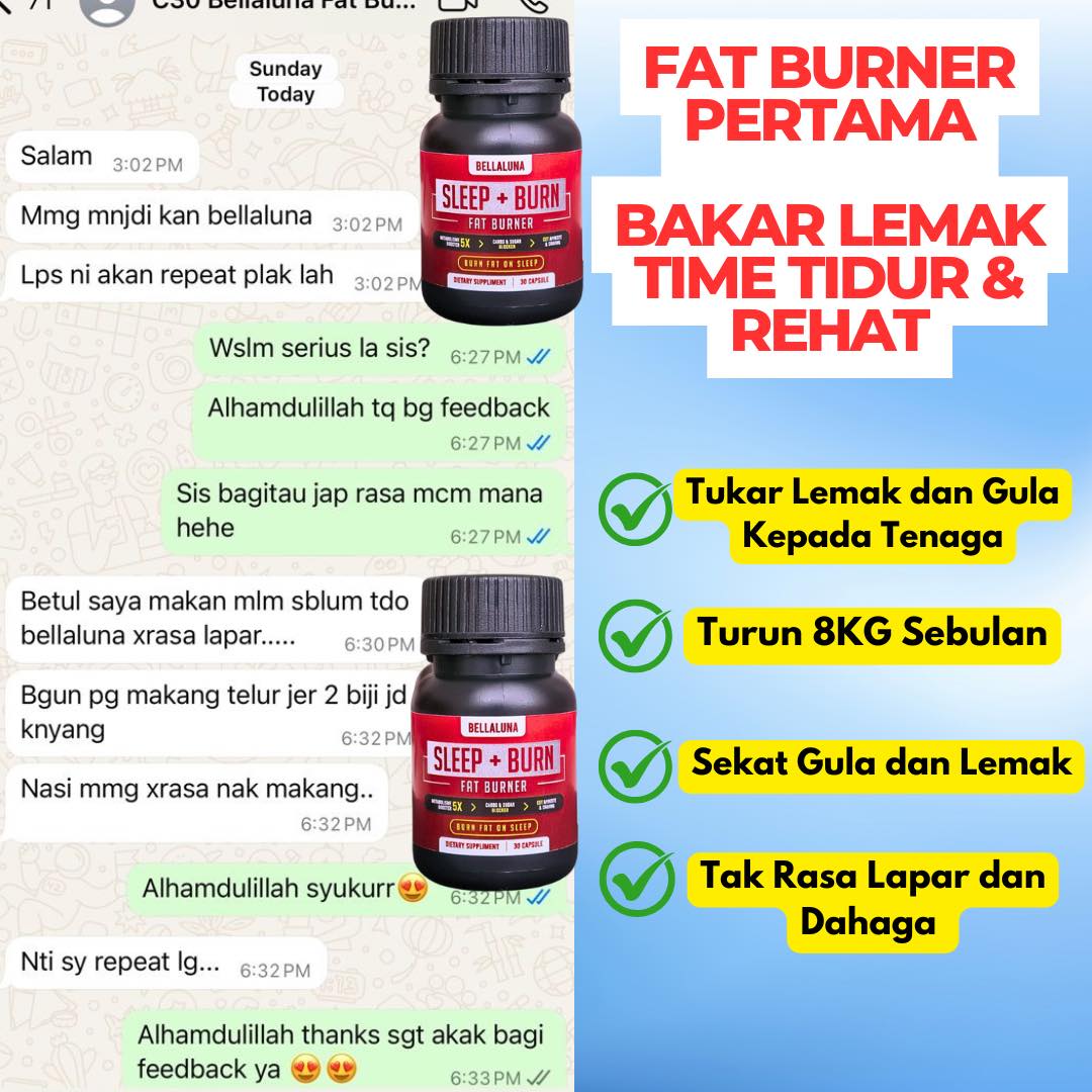 Bellaluna Night Time Fat Burner Facebook ad