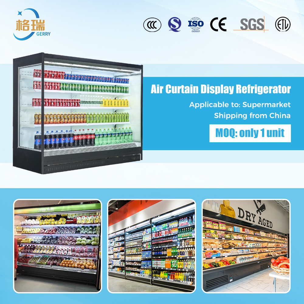 Gerry Refrigeration Equipment Co., Ltd. Facebook ad: Gerry Air Curtain Display Refrigerator!