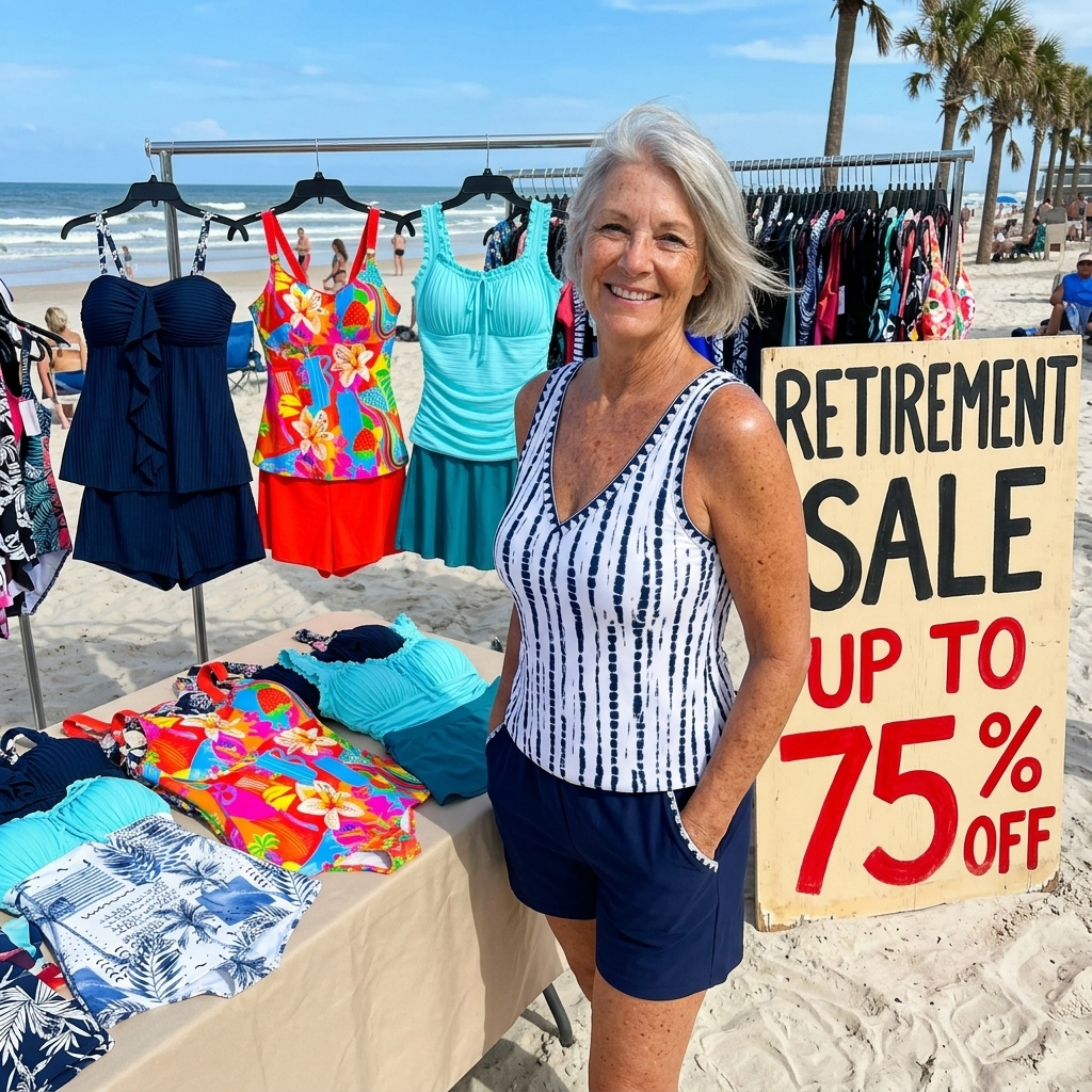 Susan Simmons Facebook ad: Susan's Swimwear Is Closing After 11 Years