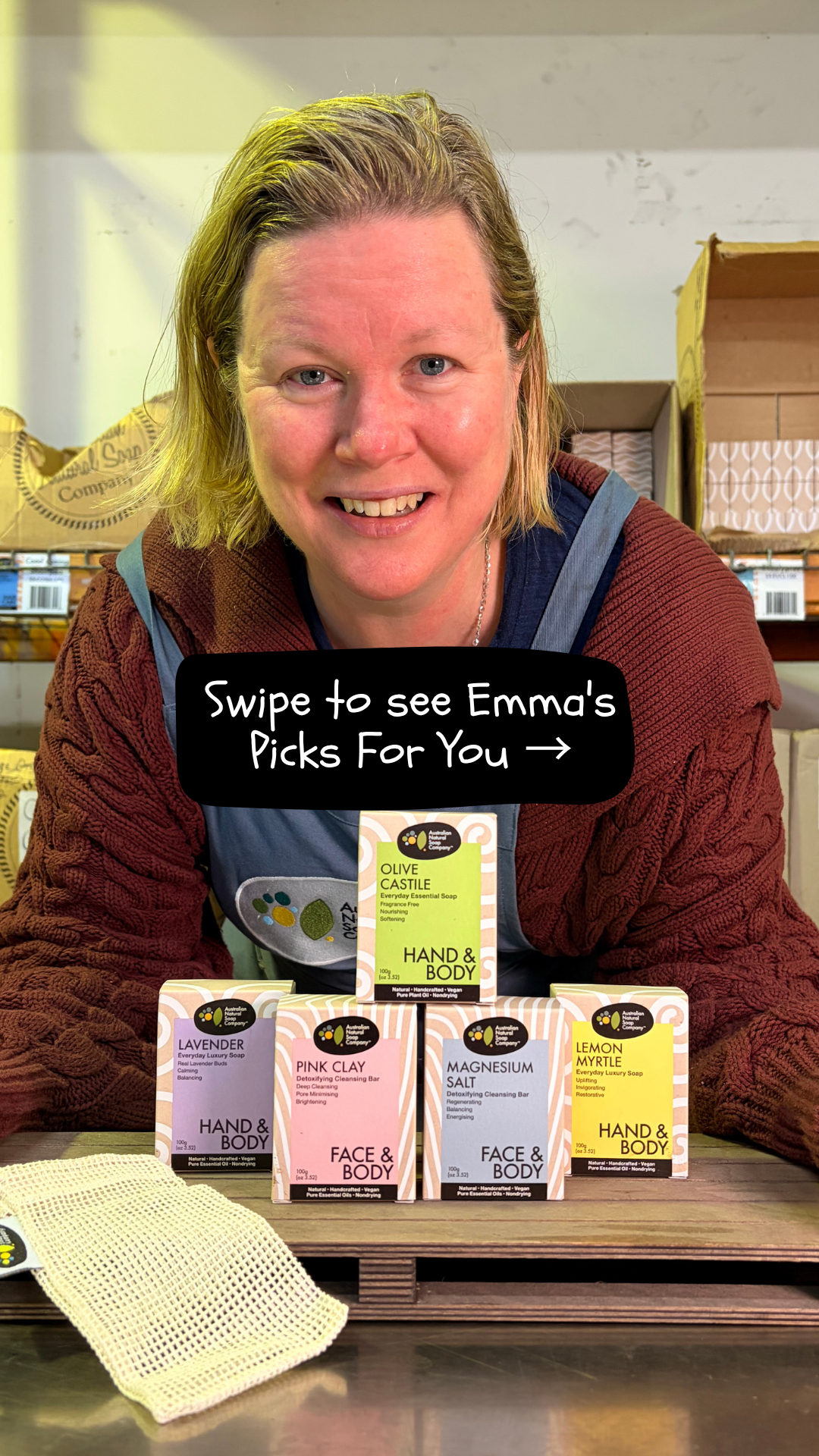 Australian Natural Soap Company Facebook ad