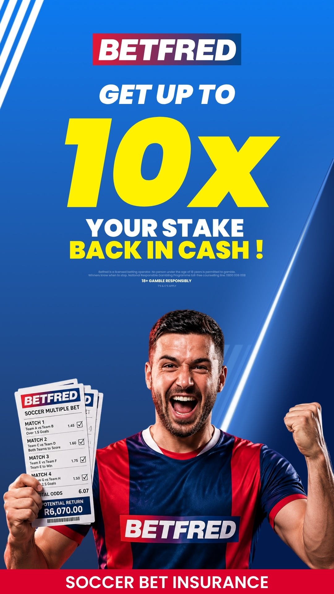 Betfred South Africa Facebook ad from Aug 6, 2026