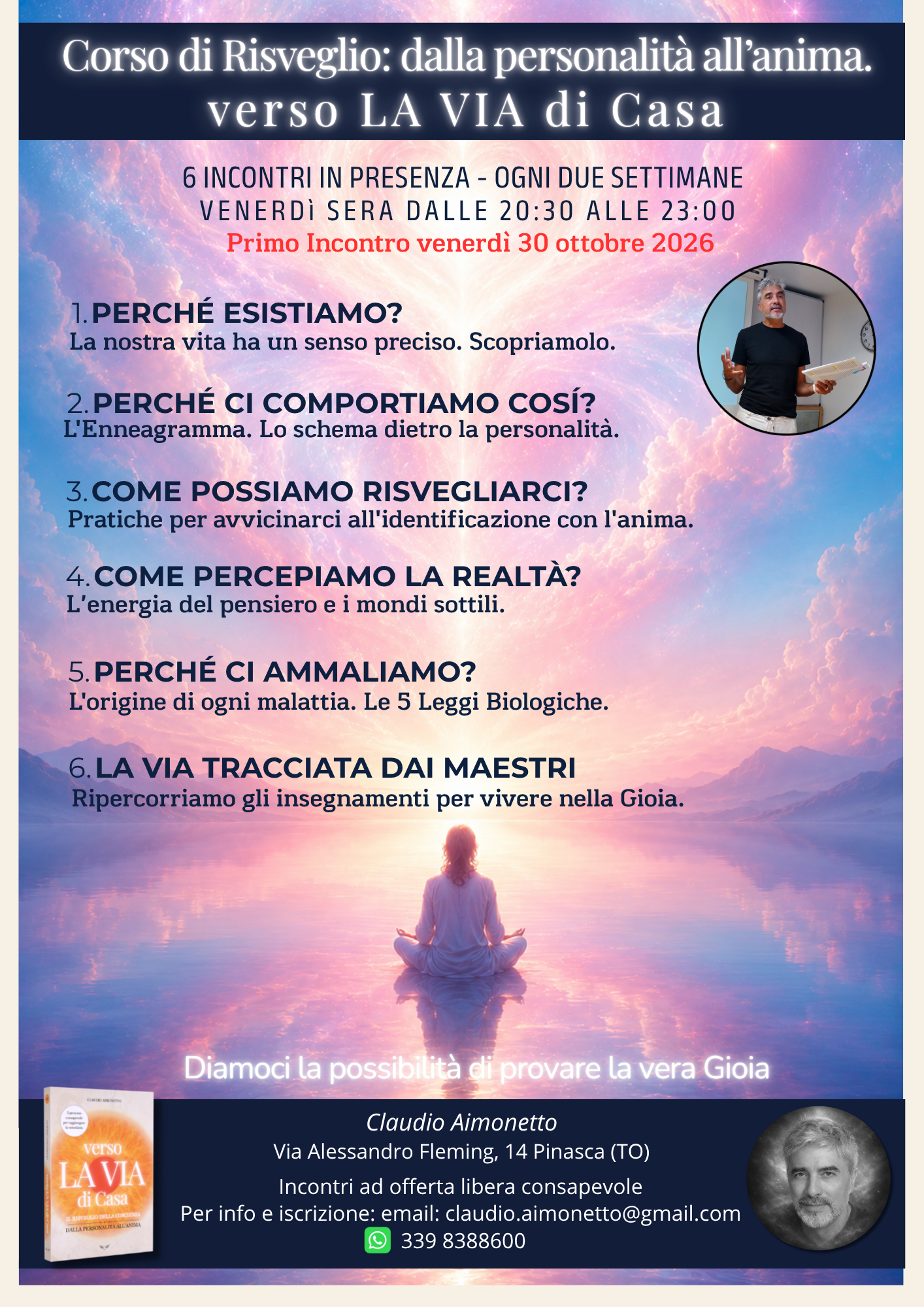 Verso la Via di Casa Facebook ad: Corso di Risveglio: dalla personalità all'anima.