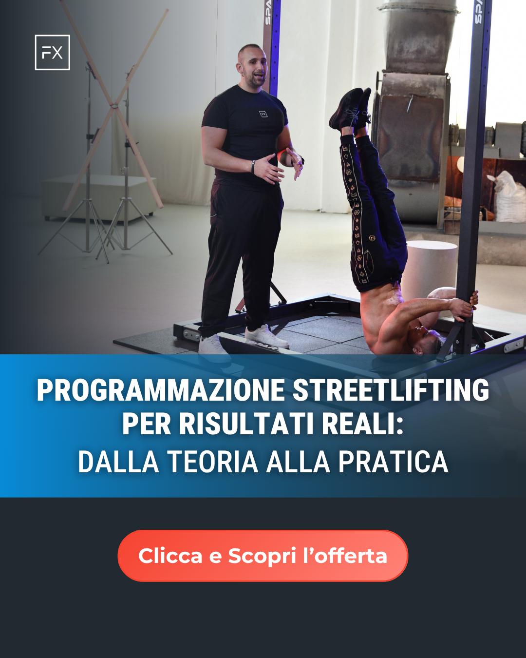 FitnessX Calisthenics Facebook ad