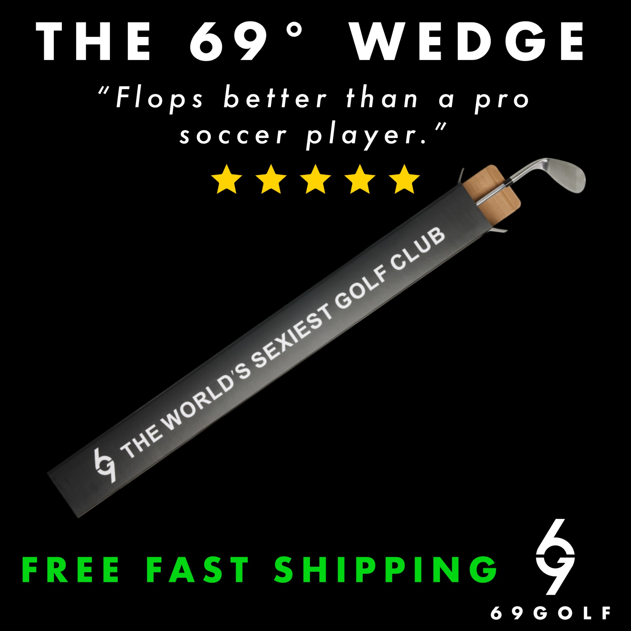 69Golf Facebook ad: Introducing The 69° Wedge