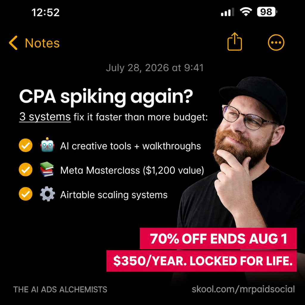 Mr. Paid Social Facebook ad