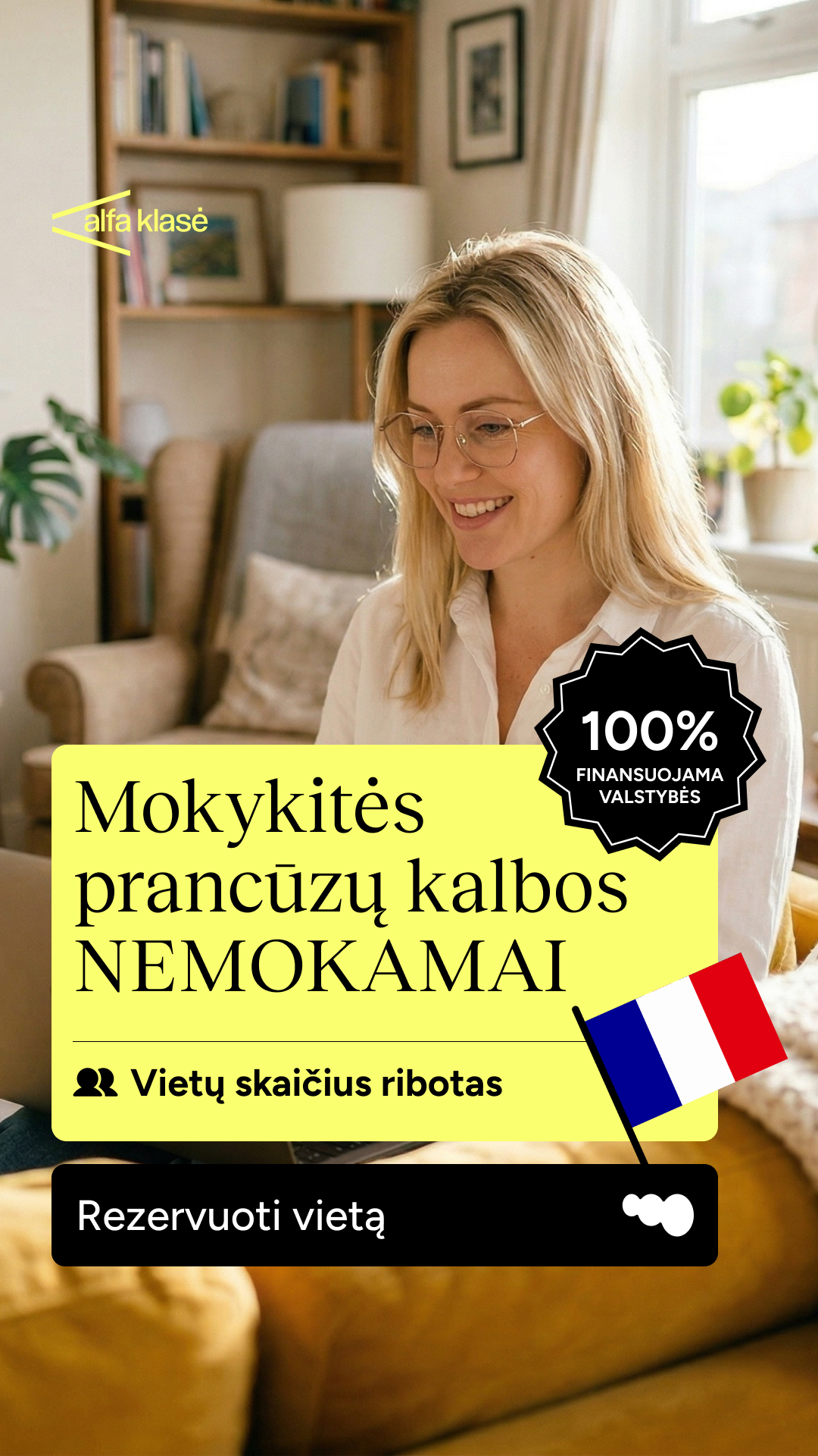 Alfa Klasė Facebook ad