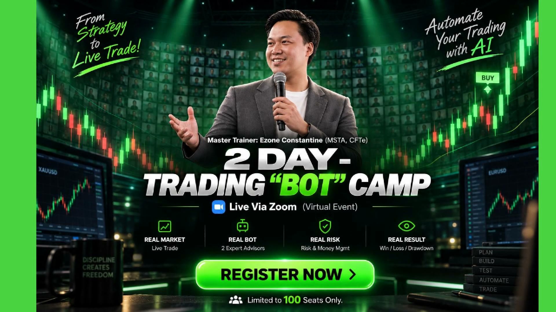 Ezone Constantine Academy Facebook ad: See What Real Traders Have to Say