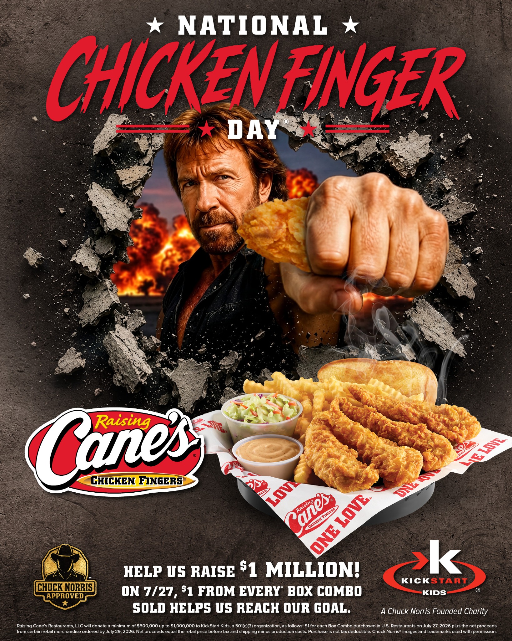Raising Cane's Facebook ad