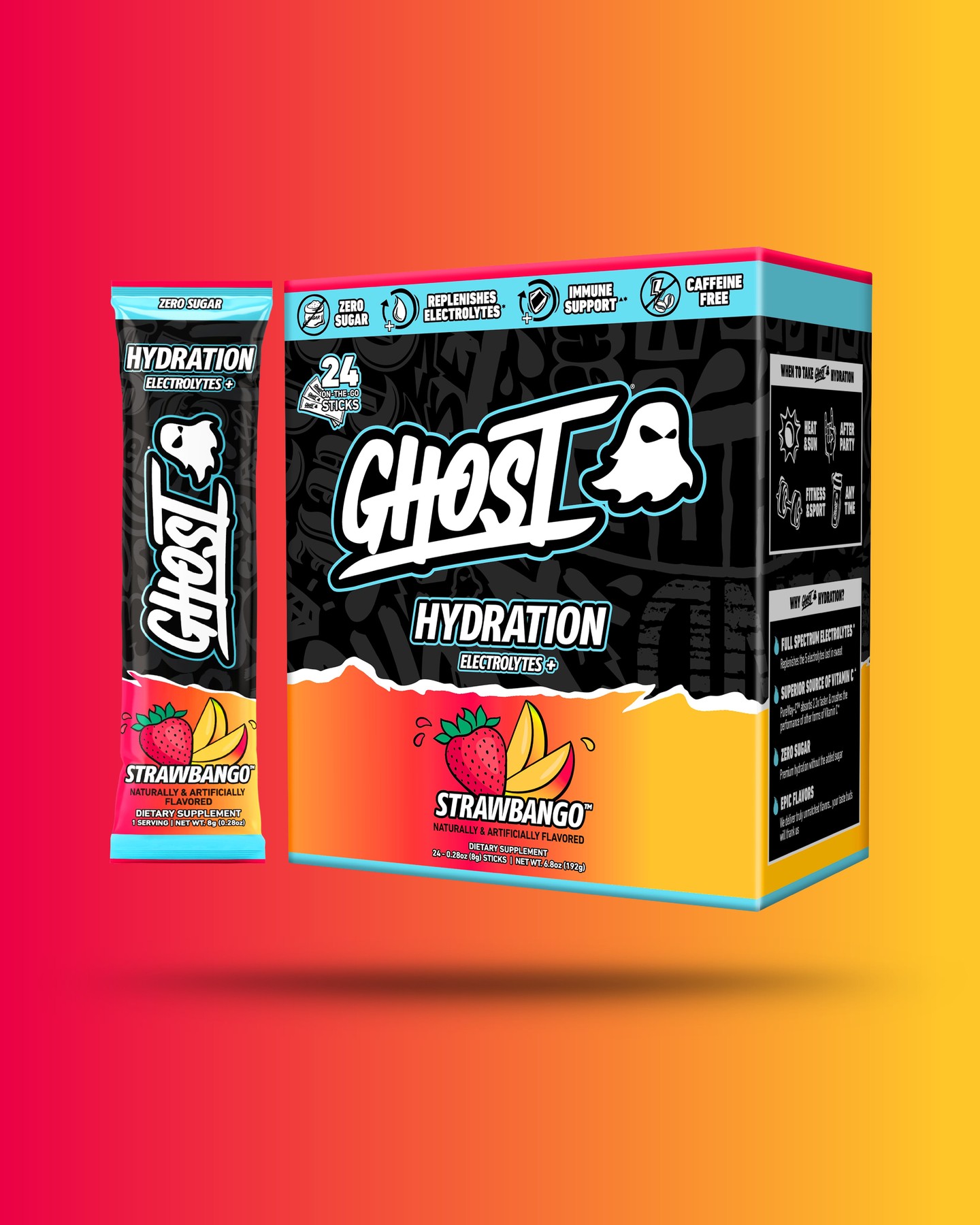 GHOST Hydration Facebook ad: Level up your HYDRATION game