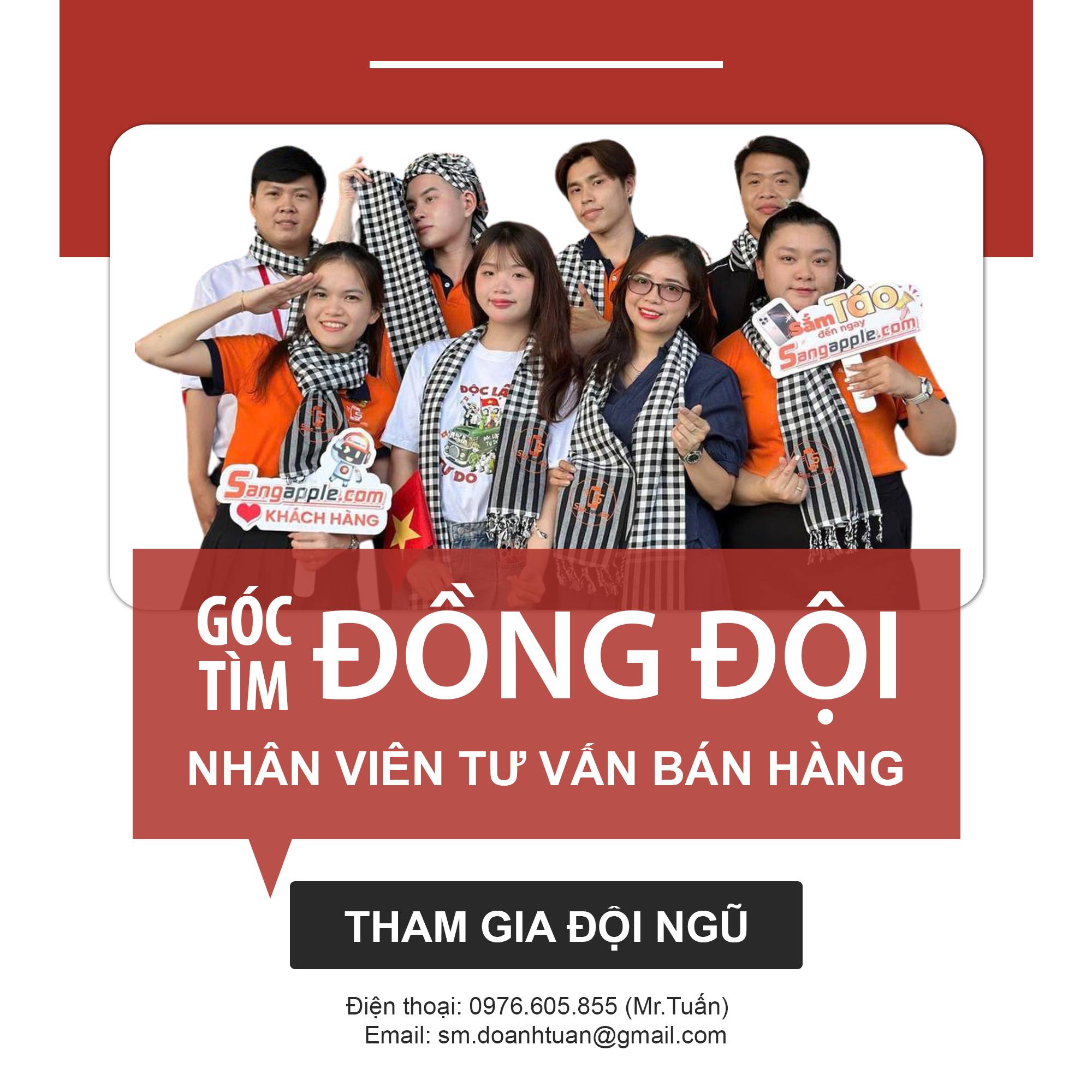 SangMobile.com - Chi Nhánh HCM Facebook ad: SANGAPPLE TUYỂN DỤNG, THAM GIA ĐỘI NGŨ CÙNG…
