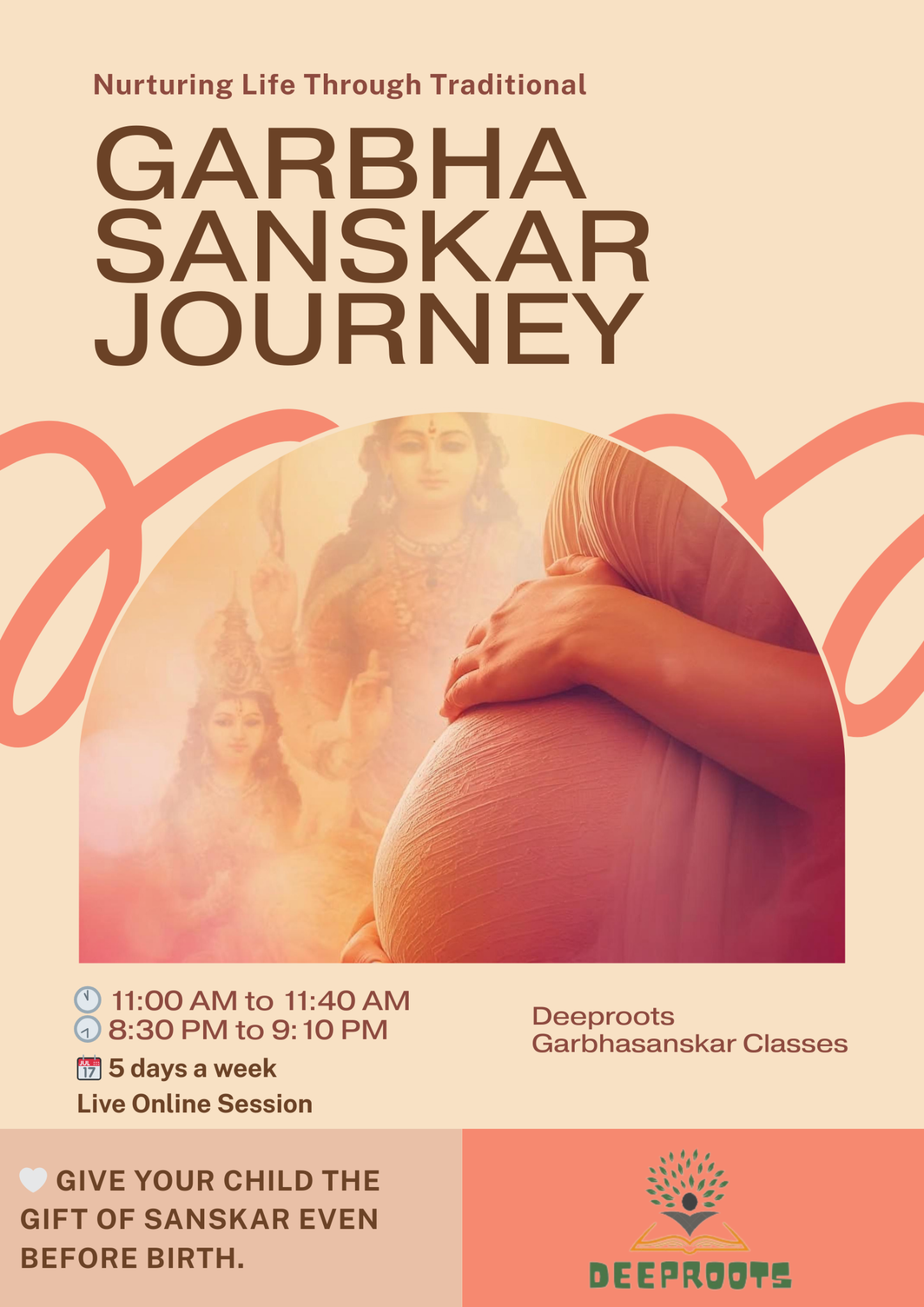 DeepRoots Sanskrit Online Classes Facebook ad