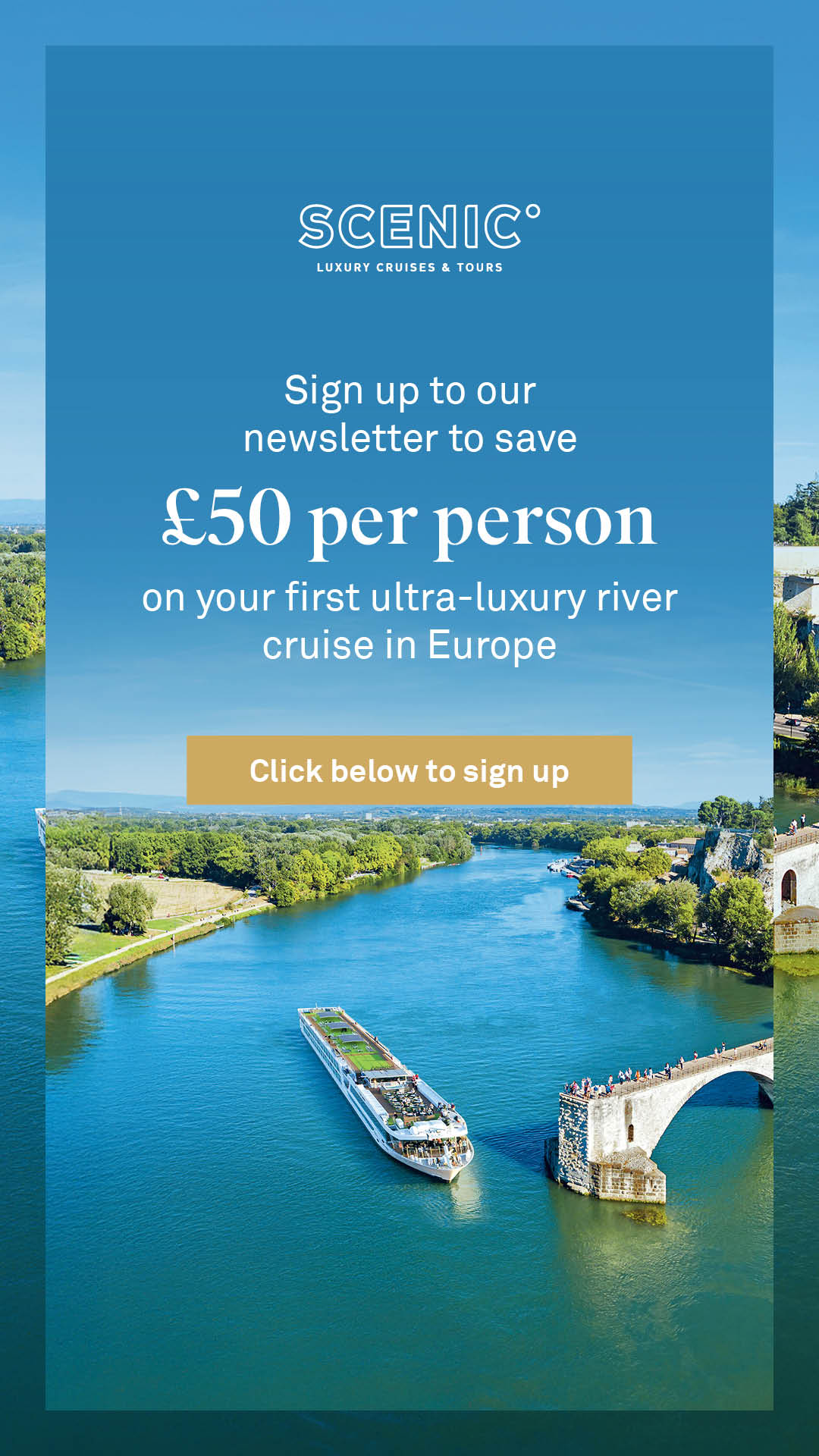 Scenic Facebook ad
