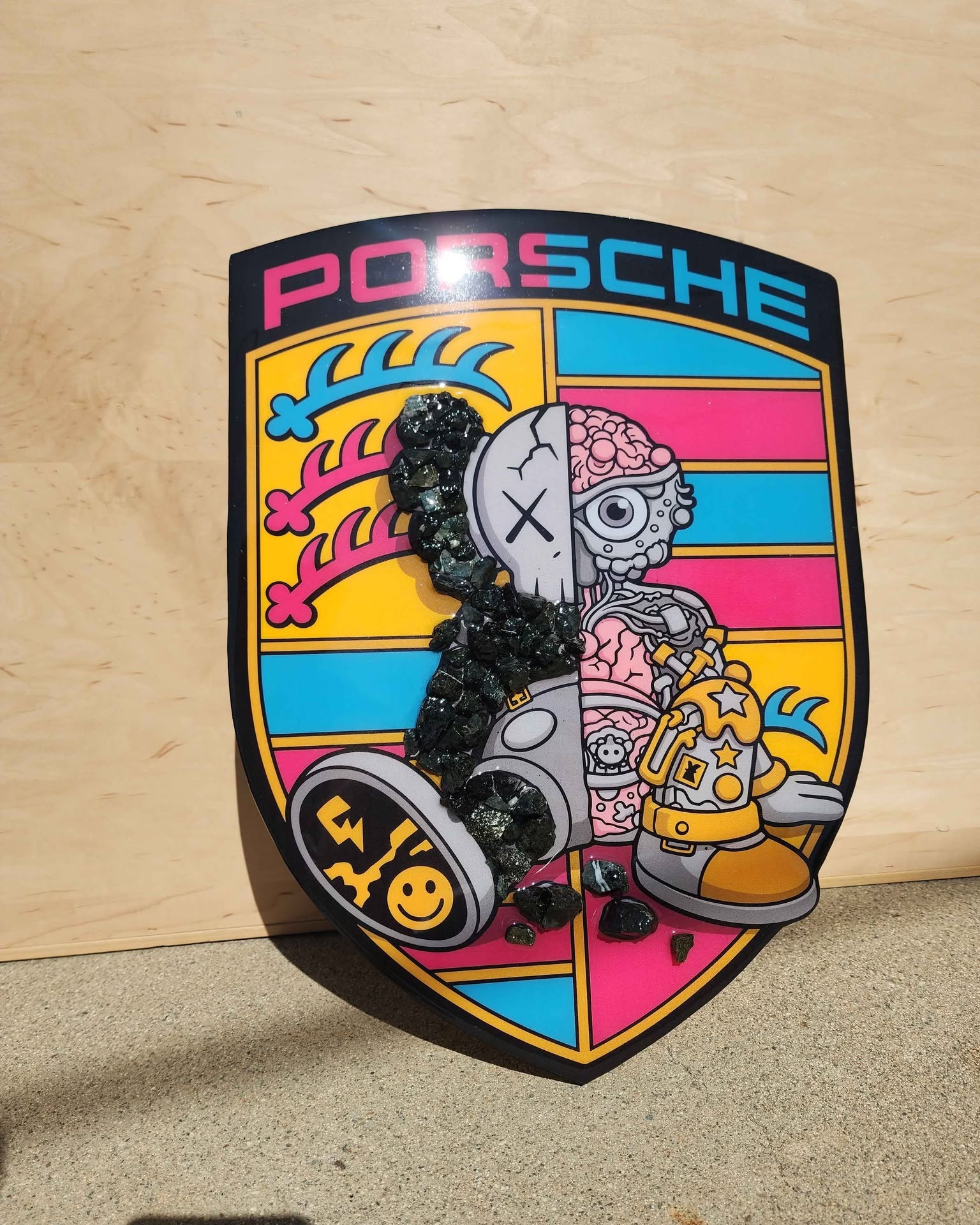 Samantha Aguilar Facebook ad: Porsche Rock Wooden Garage Sign, 20inch