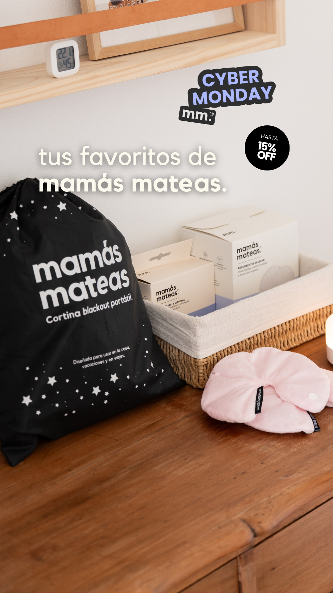 Mamás Mateas Facebook ad: Comenzó el Cyber Monday Mamás Mateas