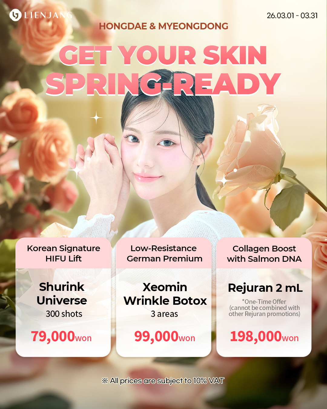 Lienjang Plastic Surgery - English Facebook ad: This March, discover exclusive seasonal packages designed…