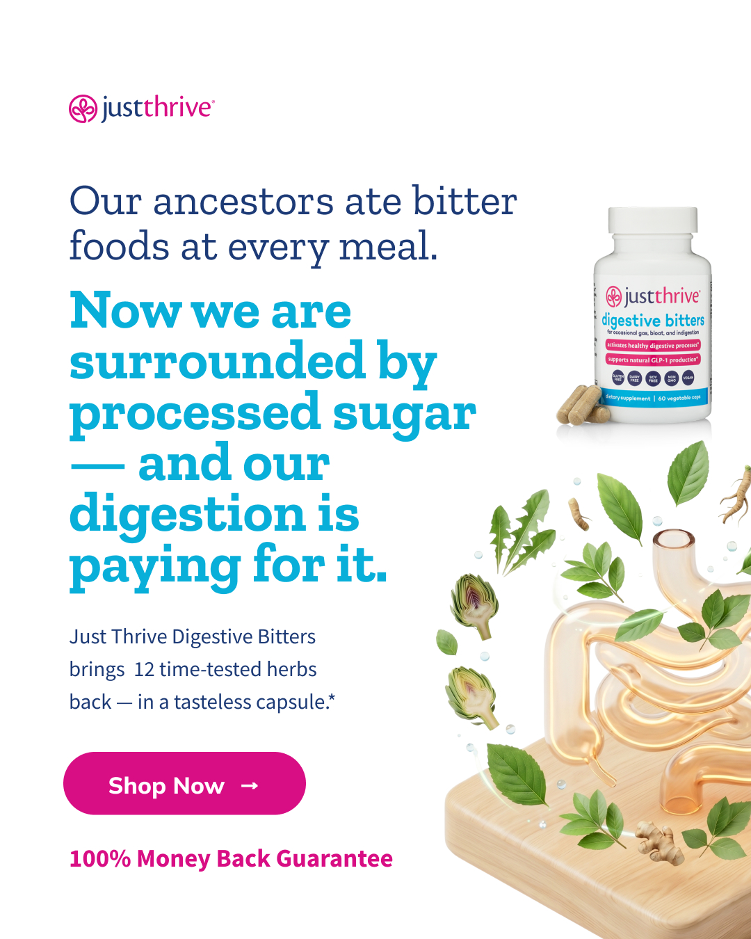 Just Thrive Facebook ad