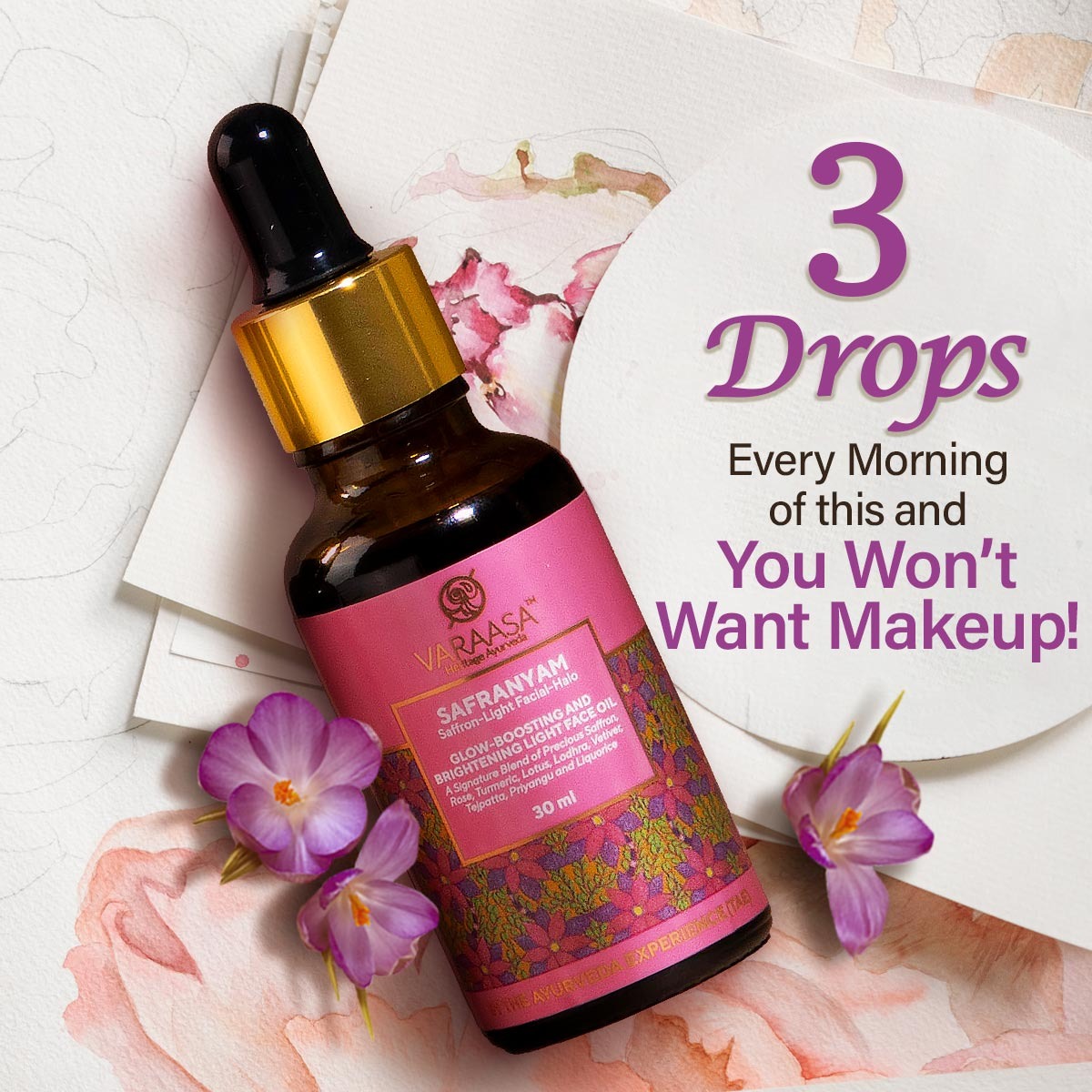 The Ayurveda Experience Facebook ad