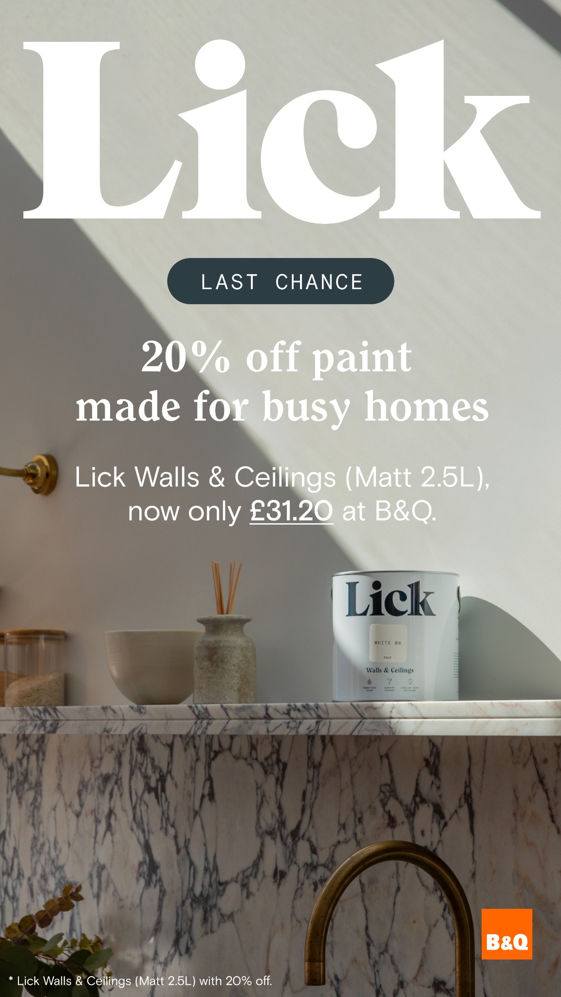 Lick Facebook ad
