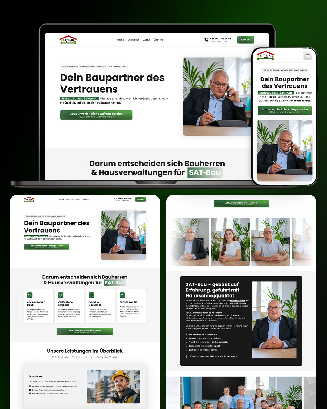 Marc Langeder Facebook ad: Sichere dir deine kostenfreie Beratung + Website-Konzept