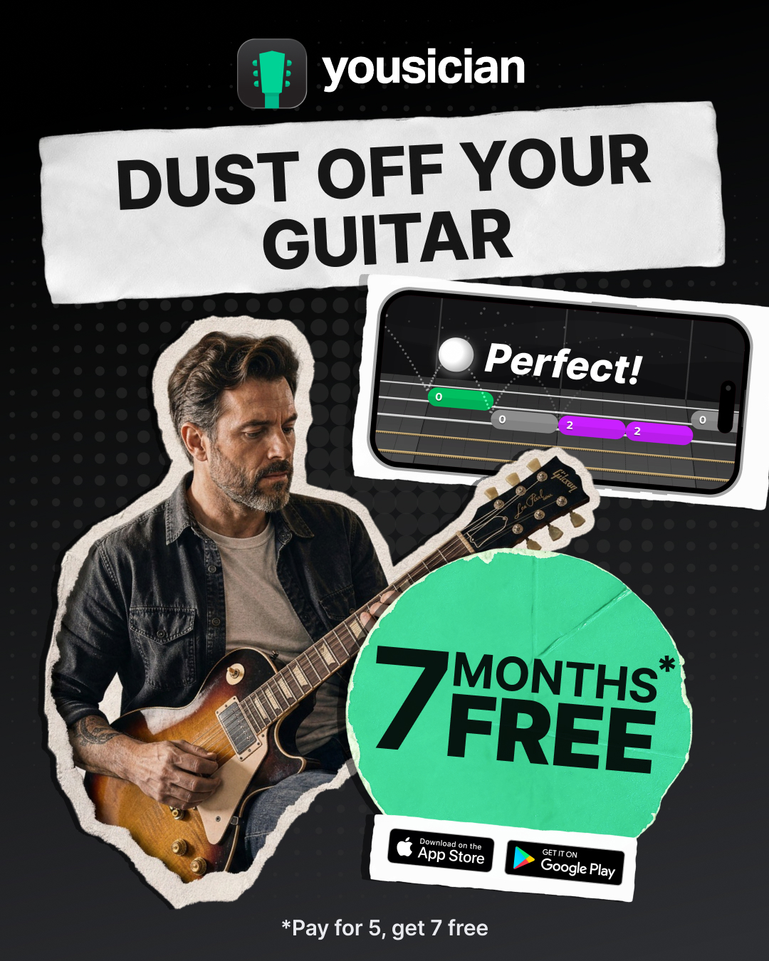 Yousician Facebook ad