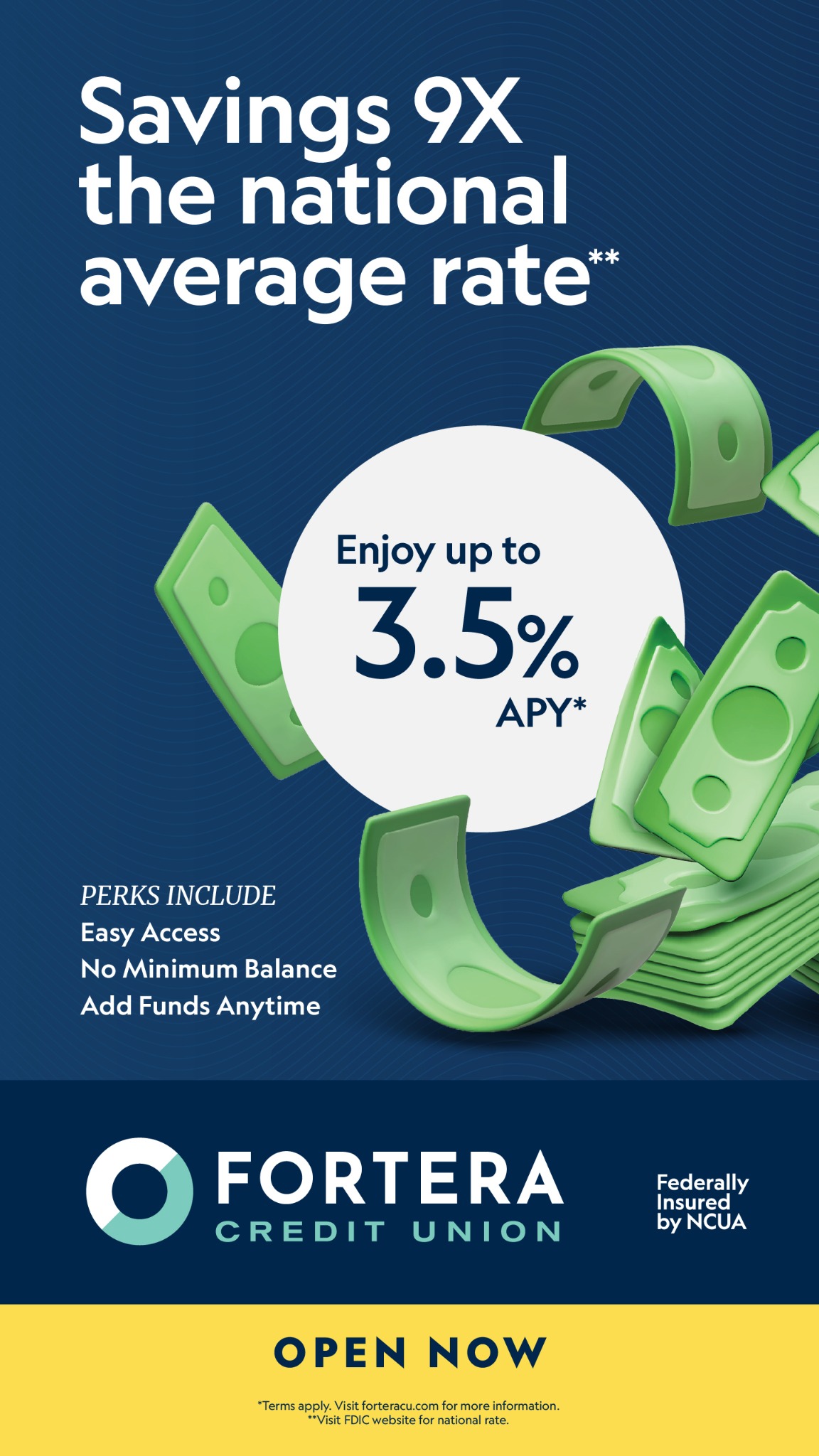 Fortera Credit Union Facebook ad