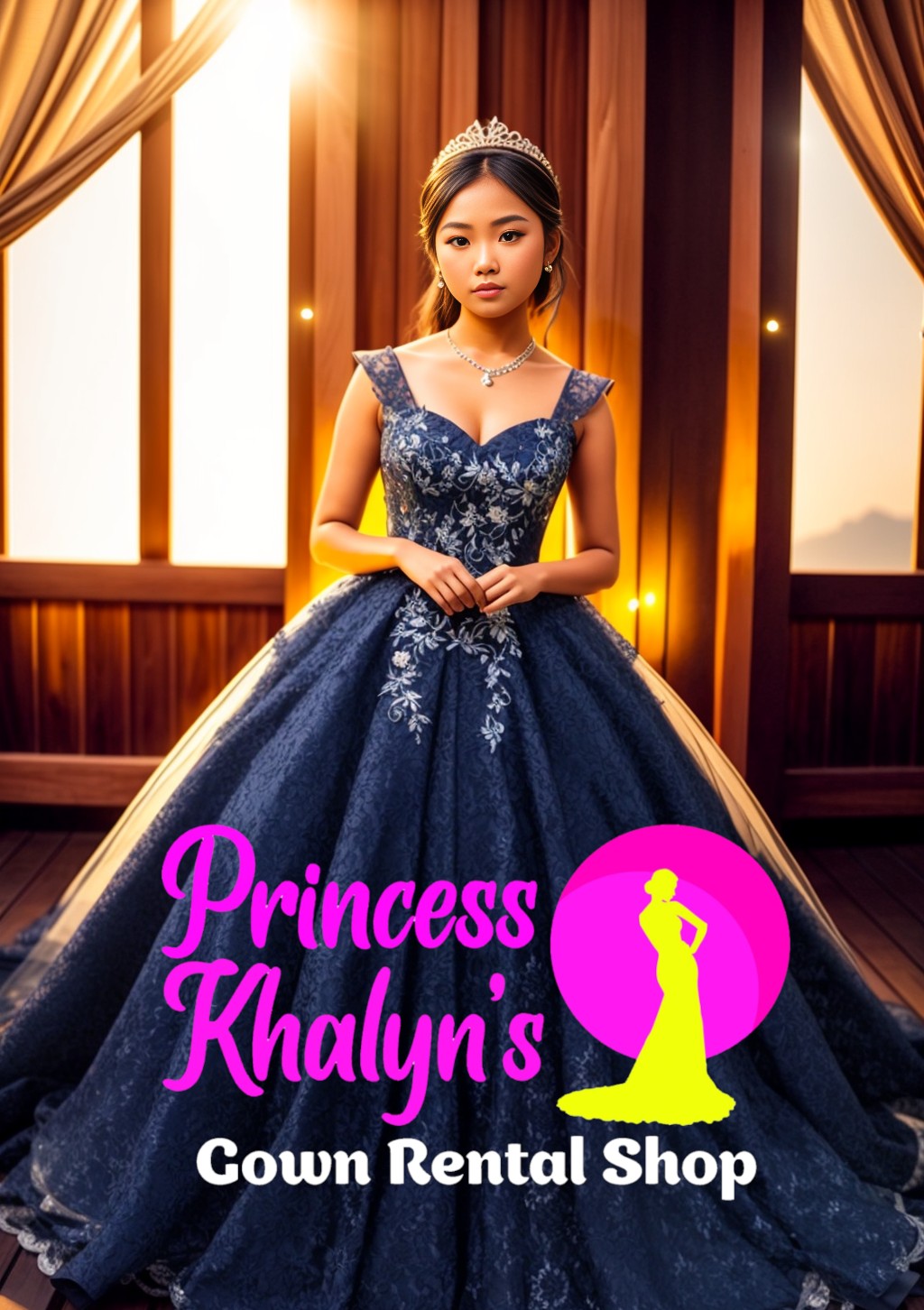 Princess Khalyn's Gown Rental Shop Facebook ad