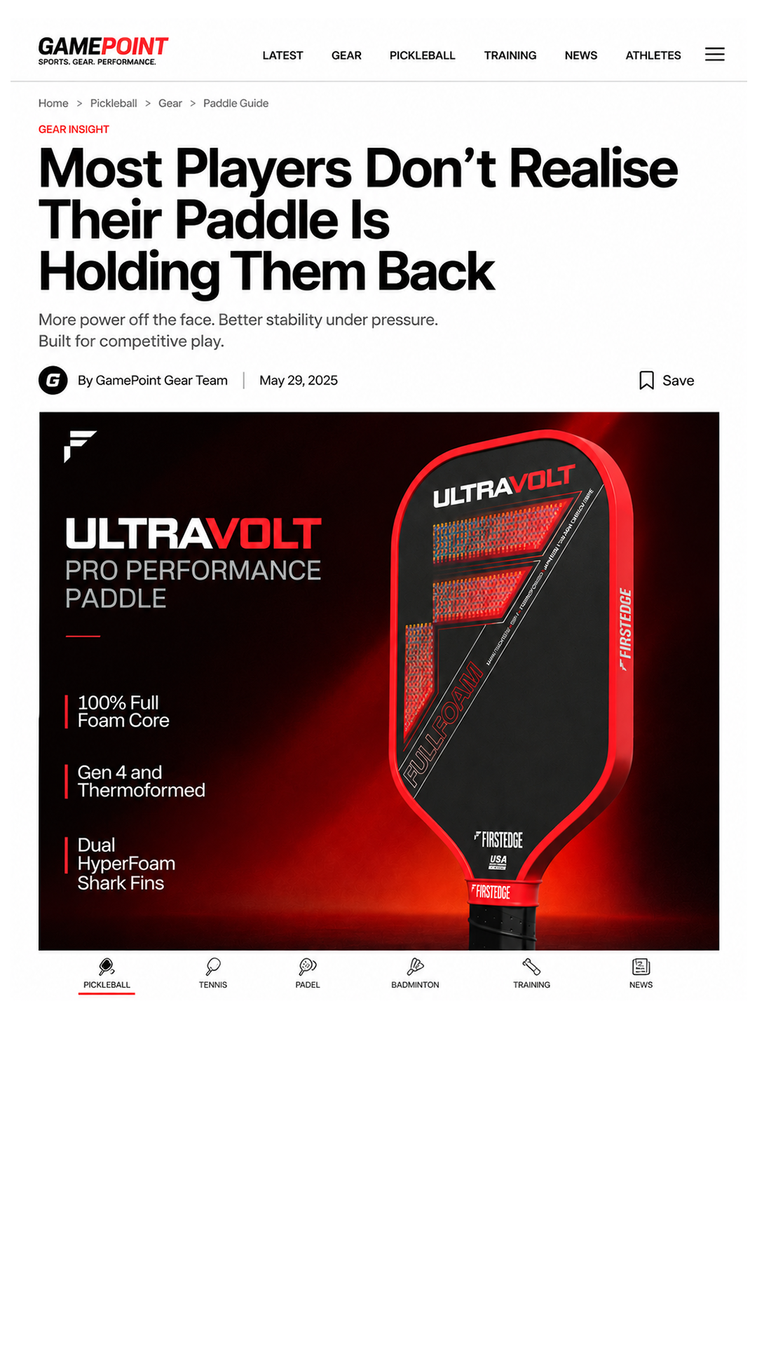FirstEdge Sports Facebook ad from Jun 23, 2026