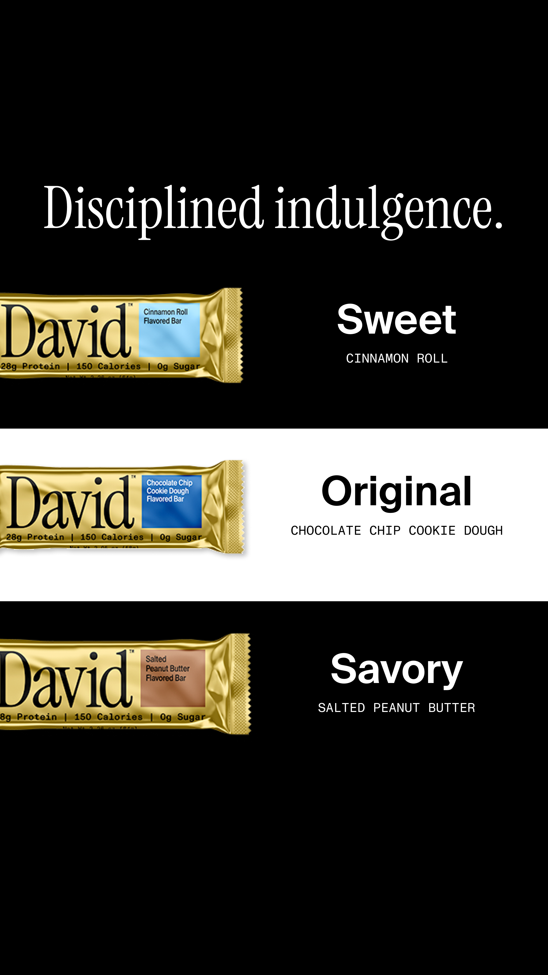 David Protein Facebook ad