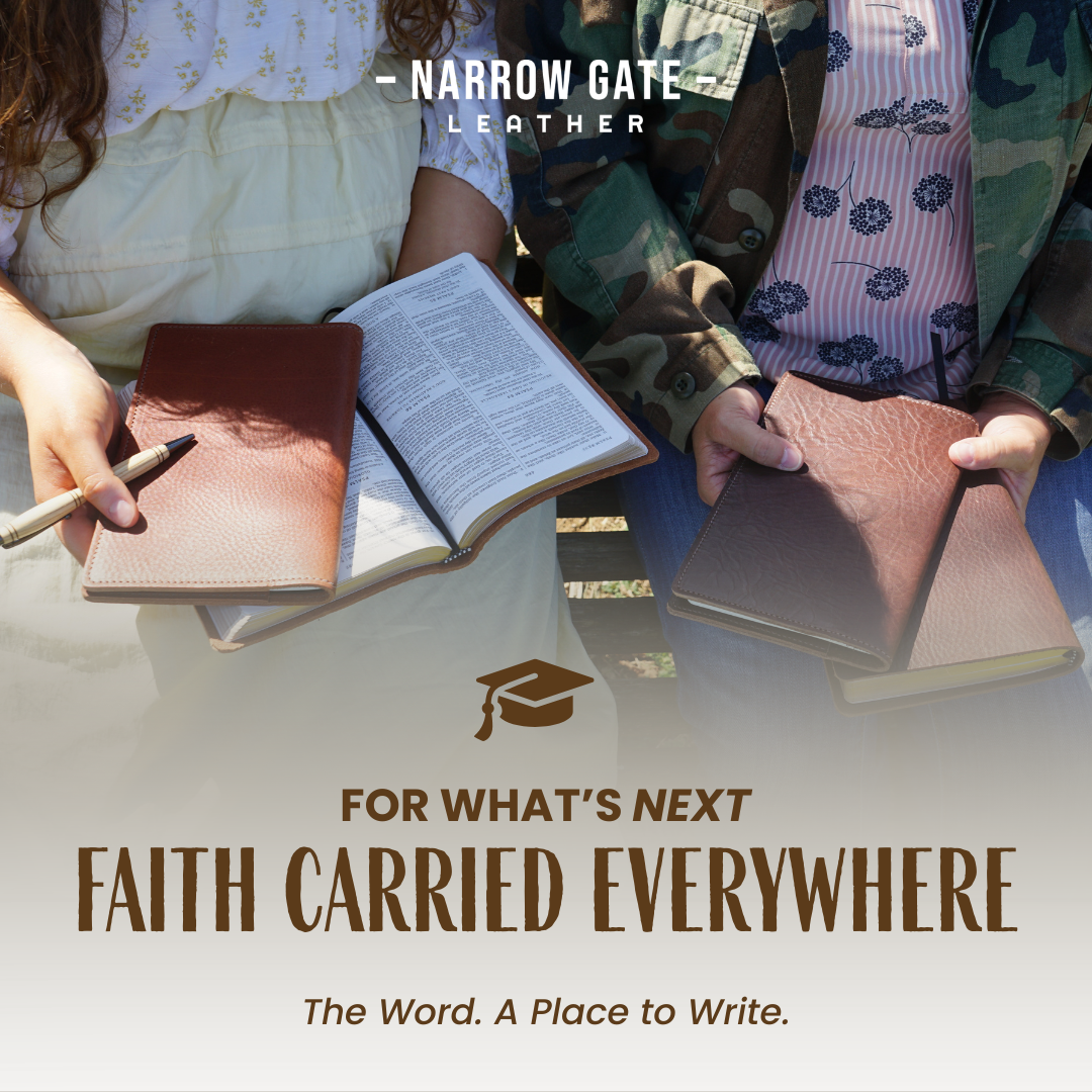 Narrow Gate Leather Facebook ad: A meaningful gift they’ll come back to every day.